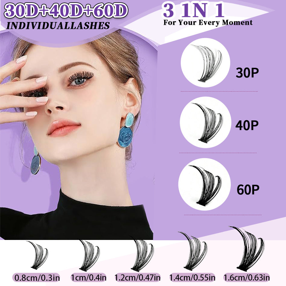 640 Segmented Lashes Set
