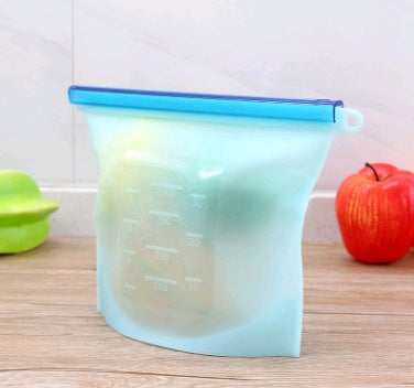 Silicone fresh-keeping vacuum sealed bag