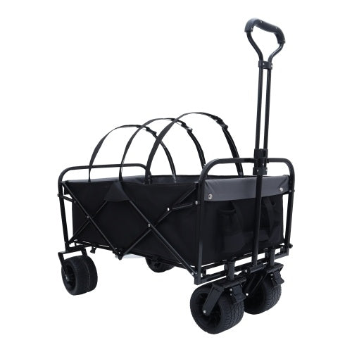 440lbs Collapsible Foldable Wagon Cart