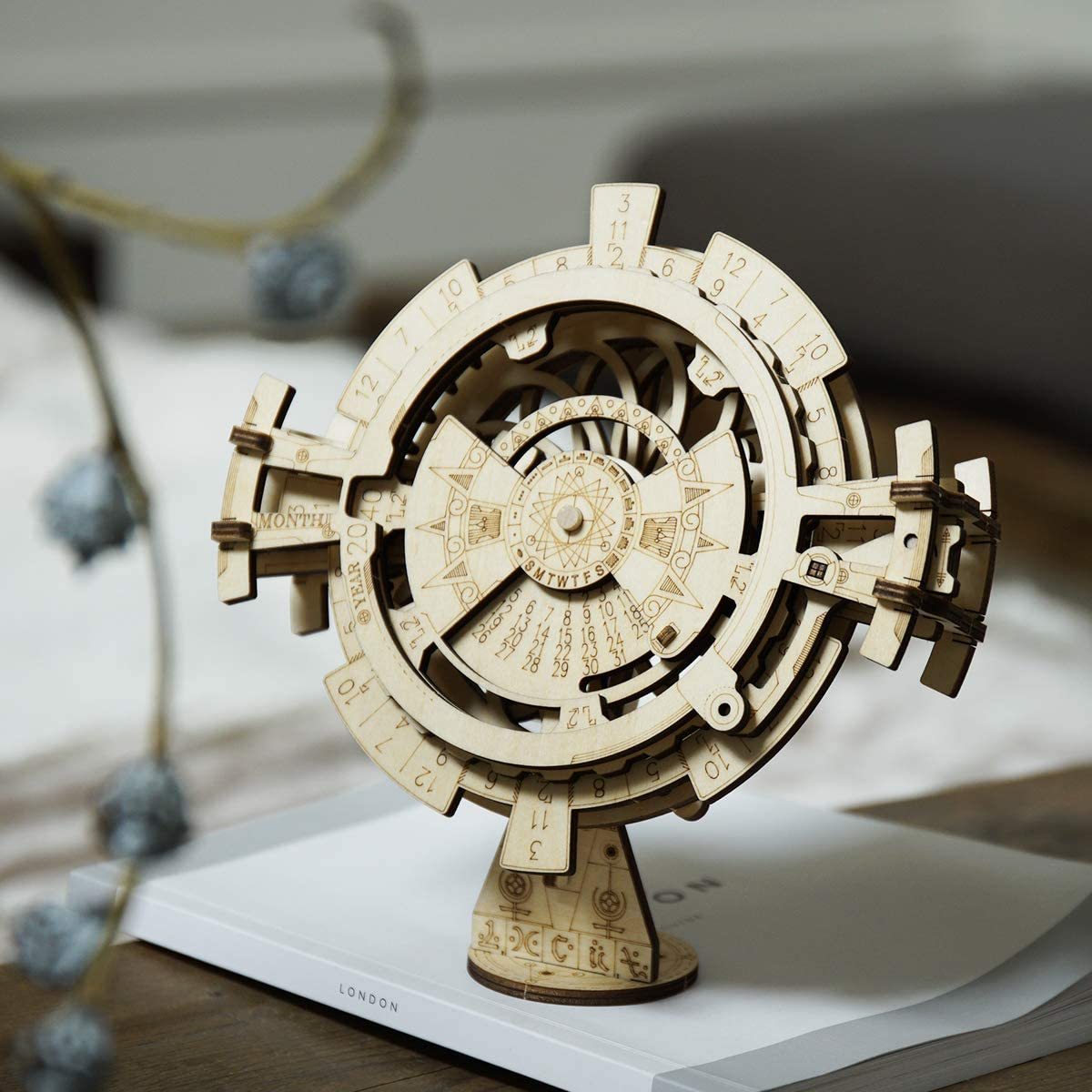 3D Wooden Perpetual Calendar Puzzle