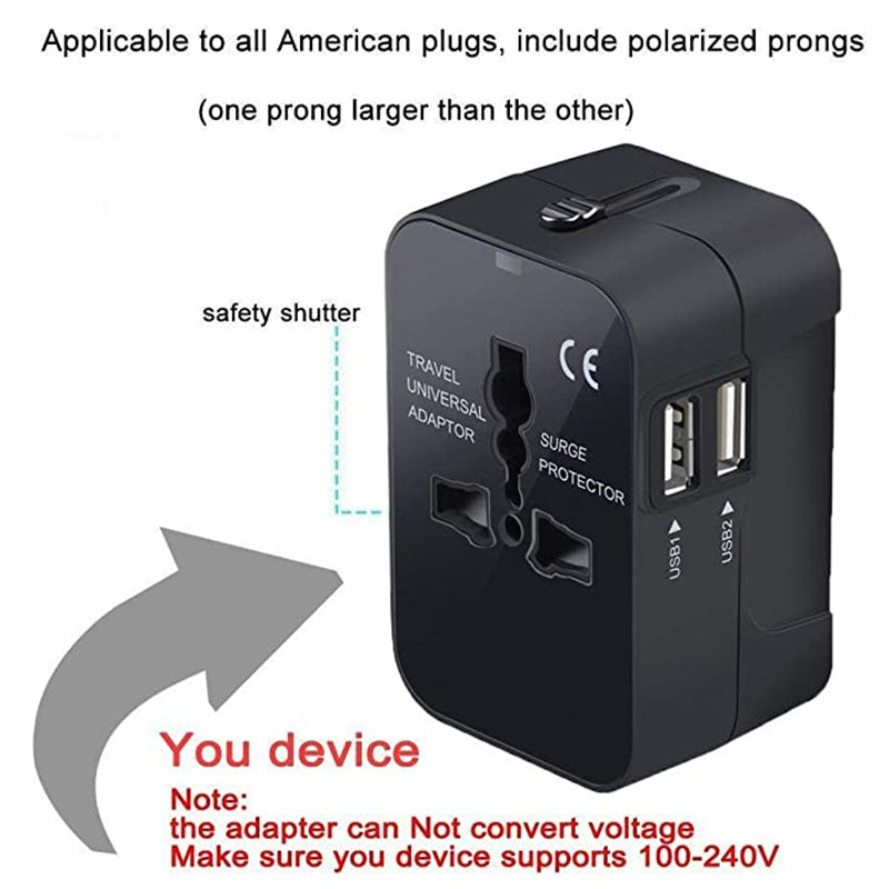 All In One Worldwide Travel Adapter