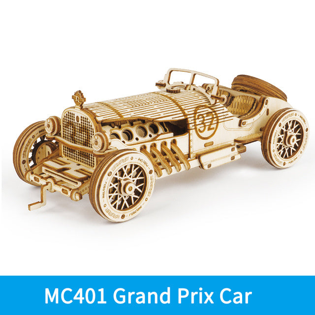 3D Wooden Car Puzzle