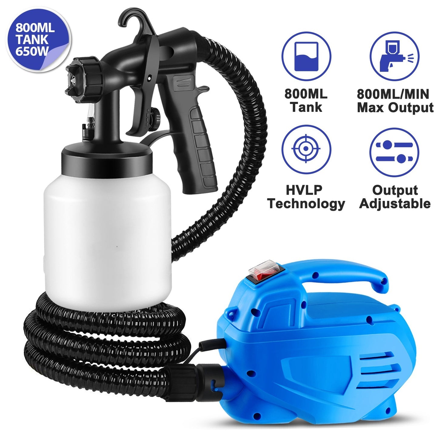 650W 800ML Paint Sprayer