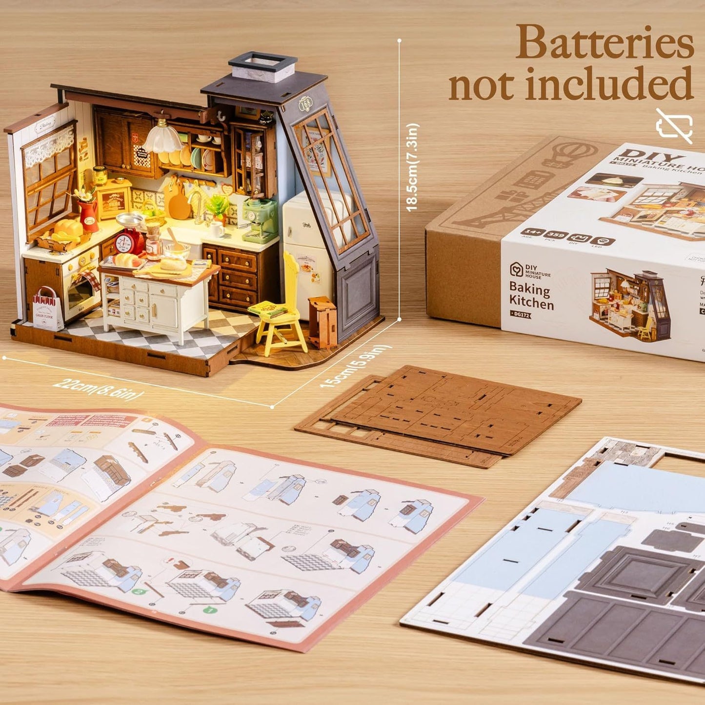 Rolife Mini Dollhouse Book Kit