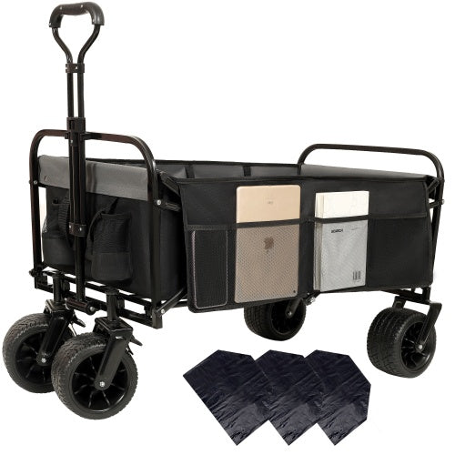 440lbs Collapsible Foldable Wagon Cart