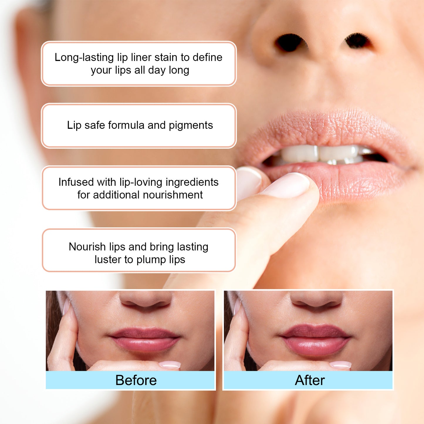 OUHOE Peel-Off Lipliner