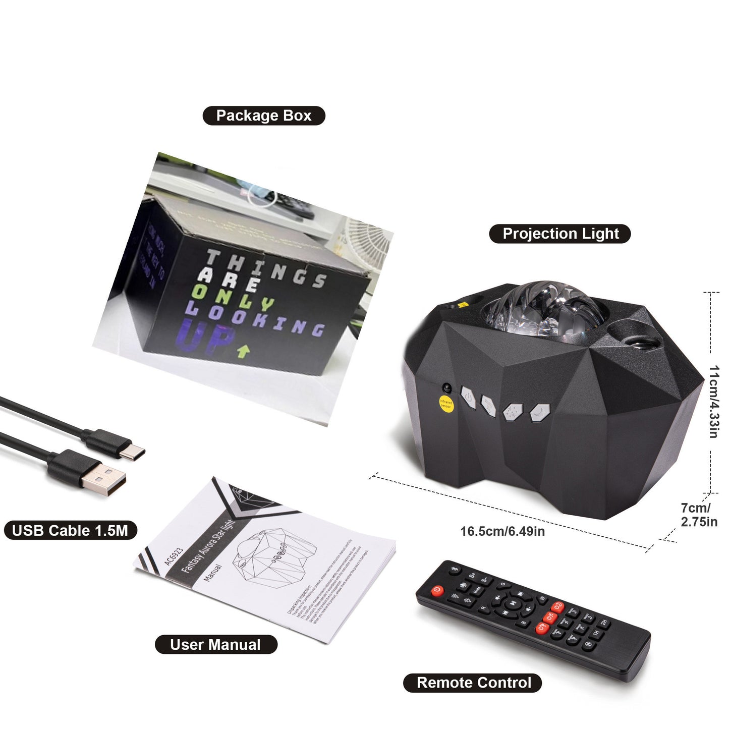 Bluetooth Music Projector Lamp