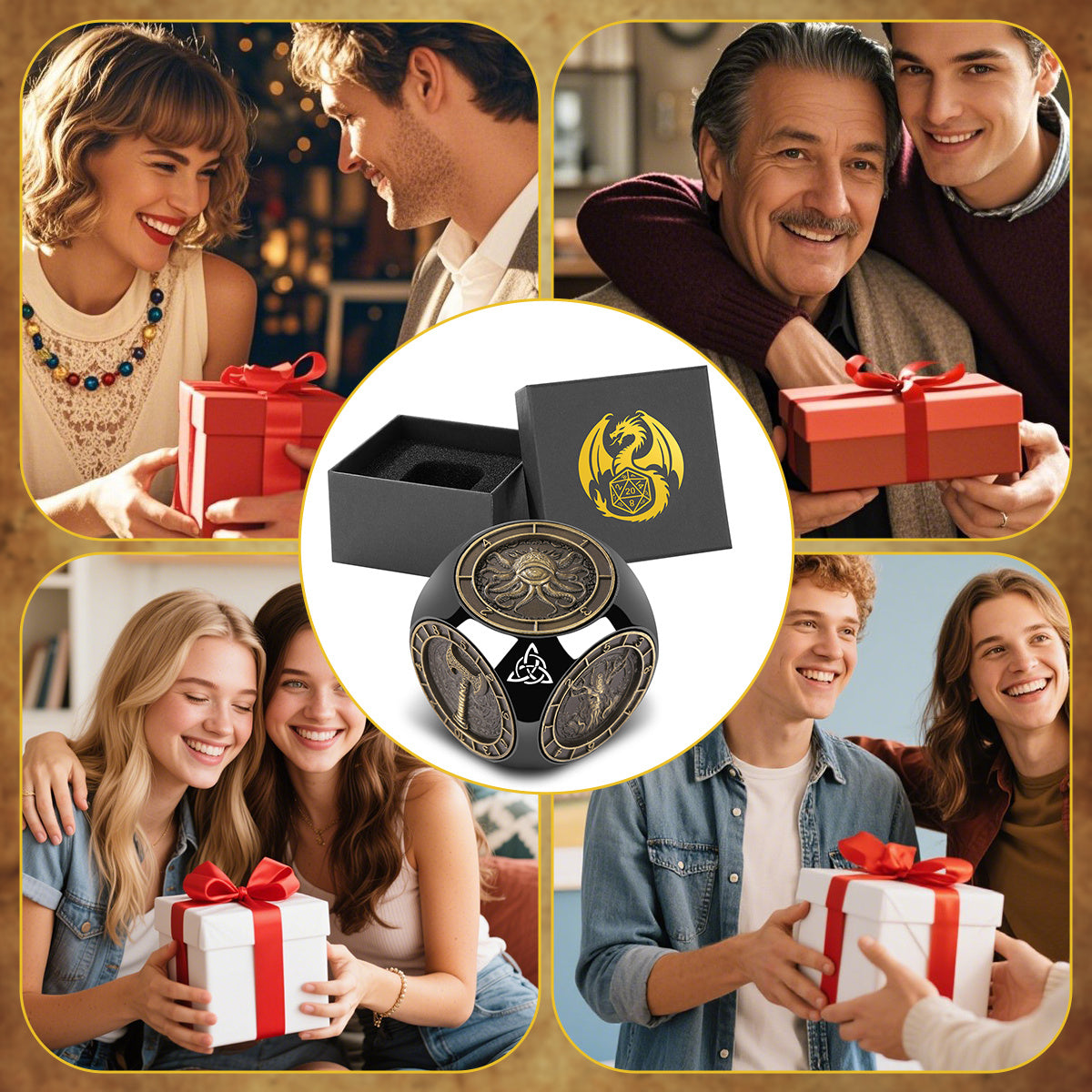 Dice Wheel Gift Box Set
