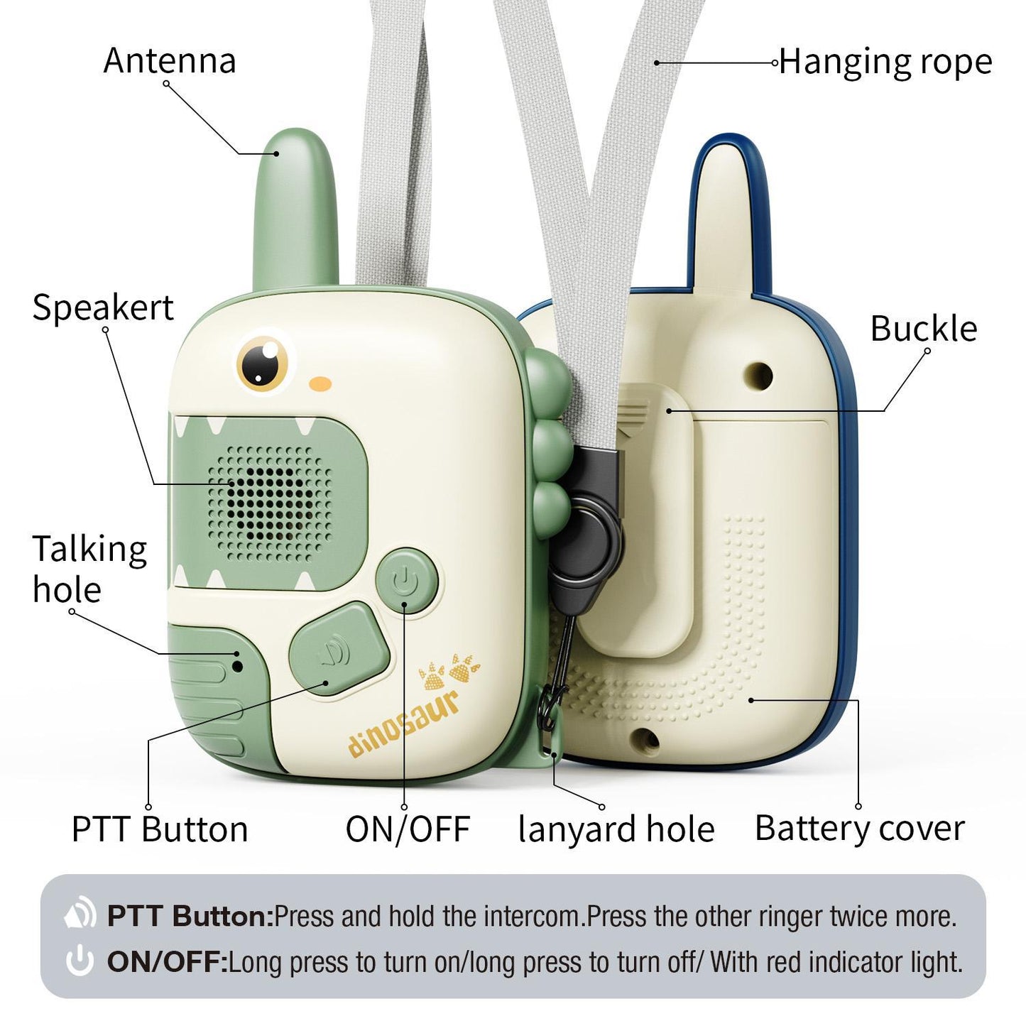 Educational Dinosaur Walkie-Talkies