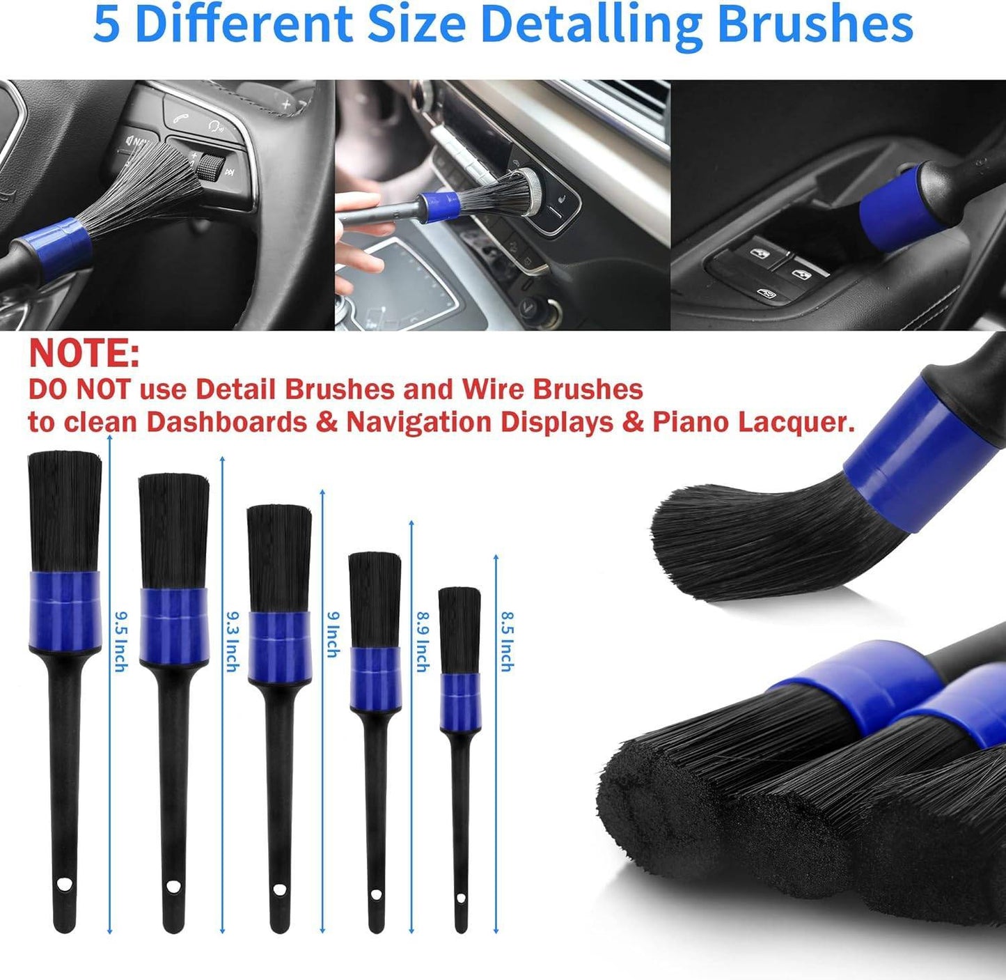 22 Pcs Car-Cleaning-Tool-Set