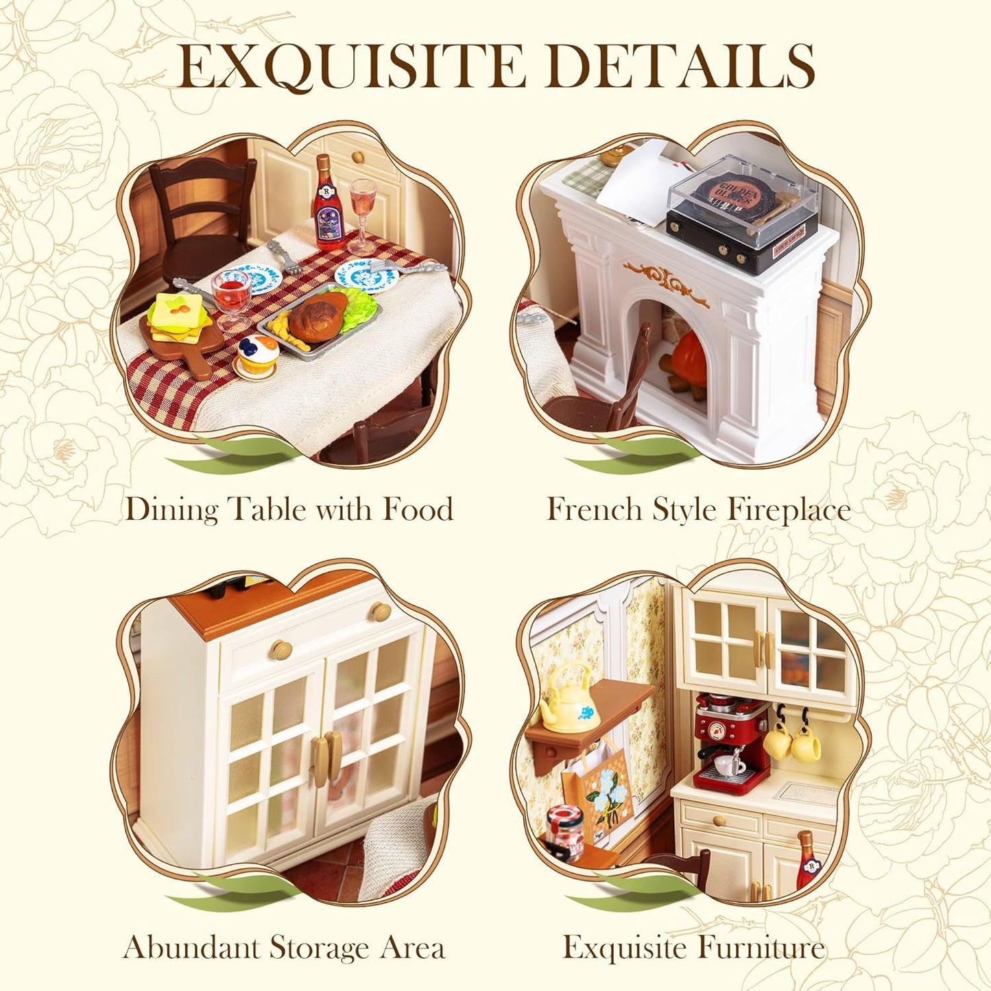 ROBOTIME Miniature Dollhouse Kit