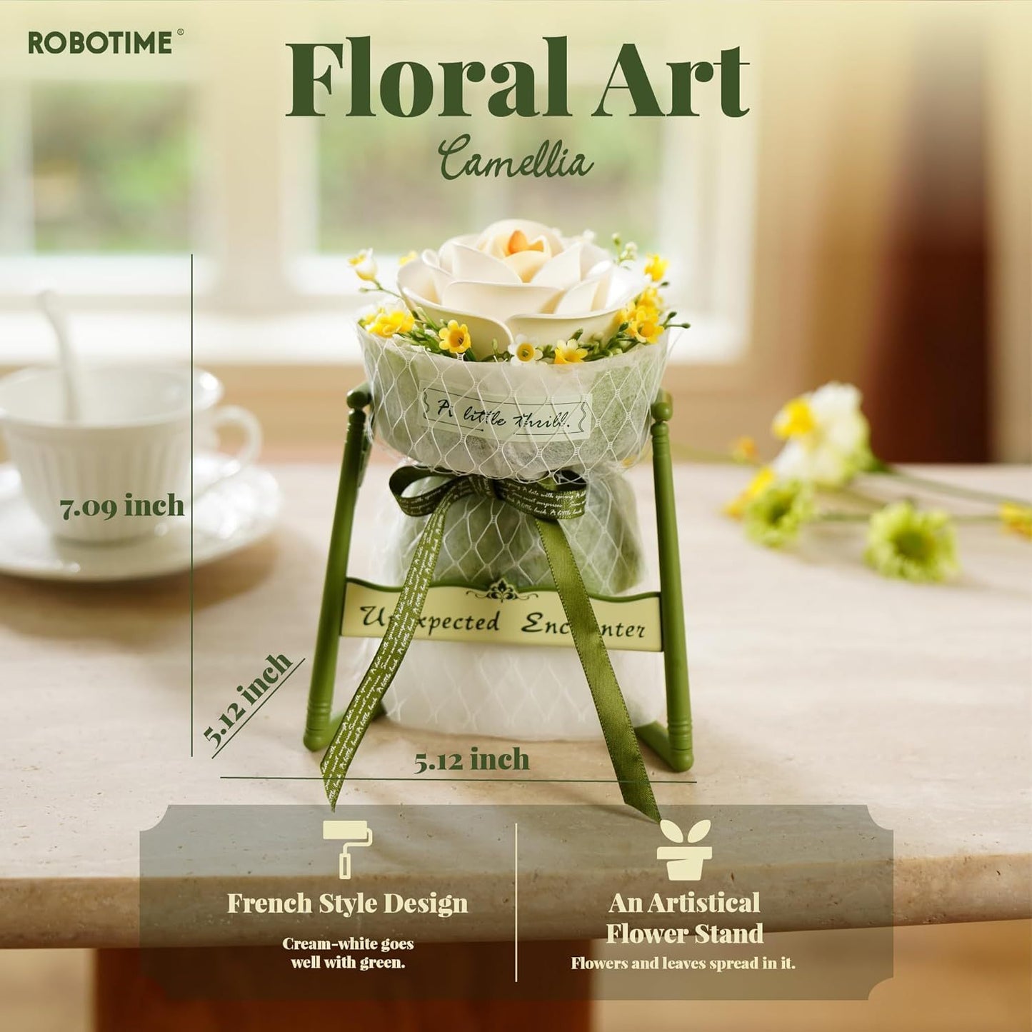 ROBOTIME Flowers 3D Puzzle