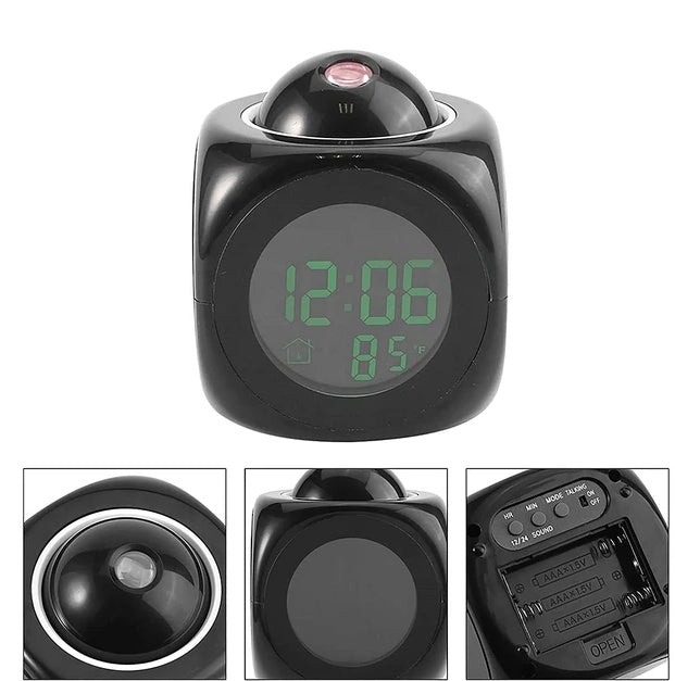 LED Projection Alarm Clock