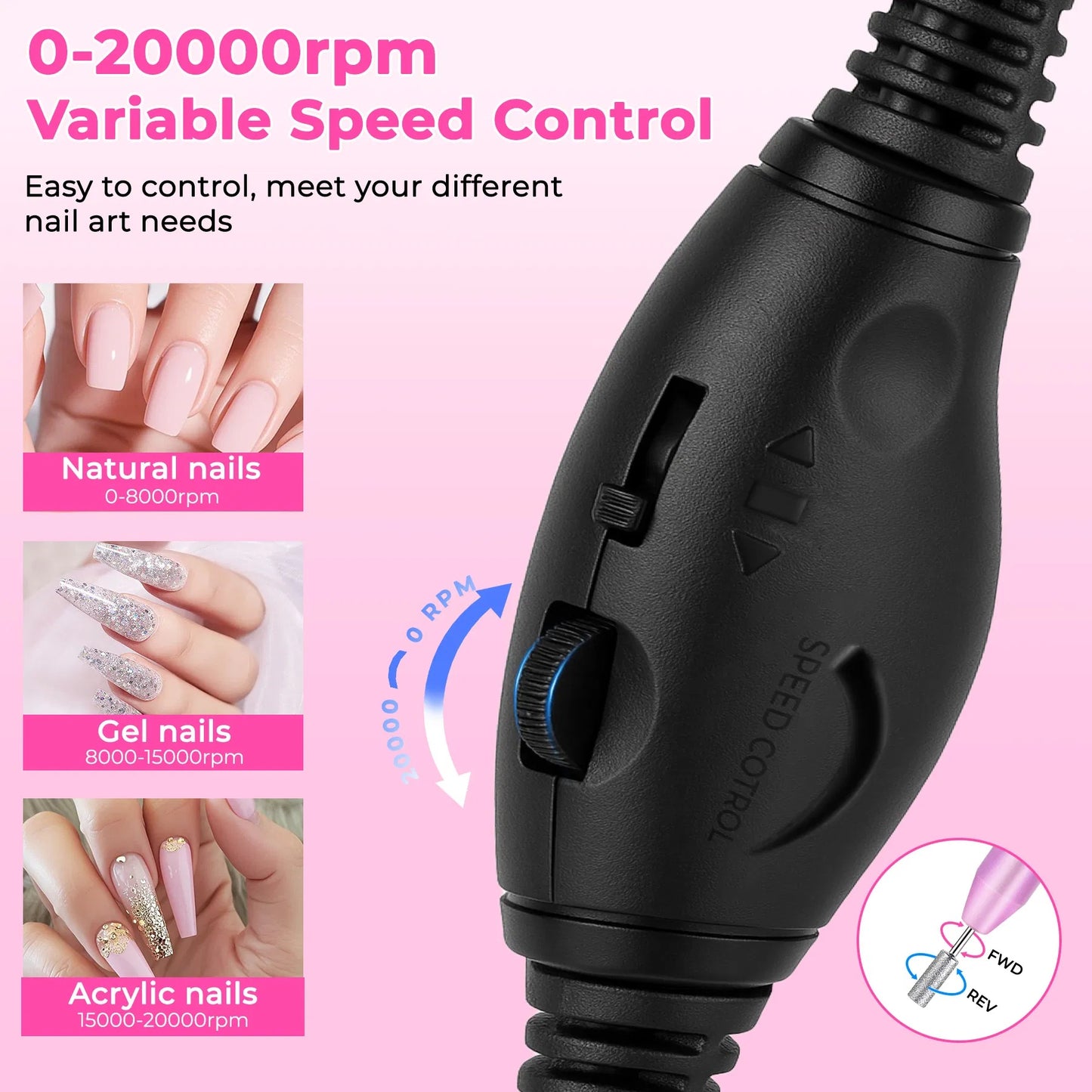 Portable Electric Nail Drill