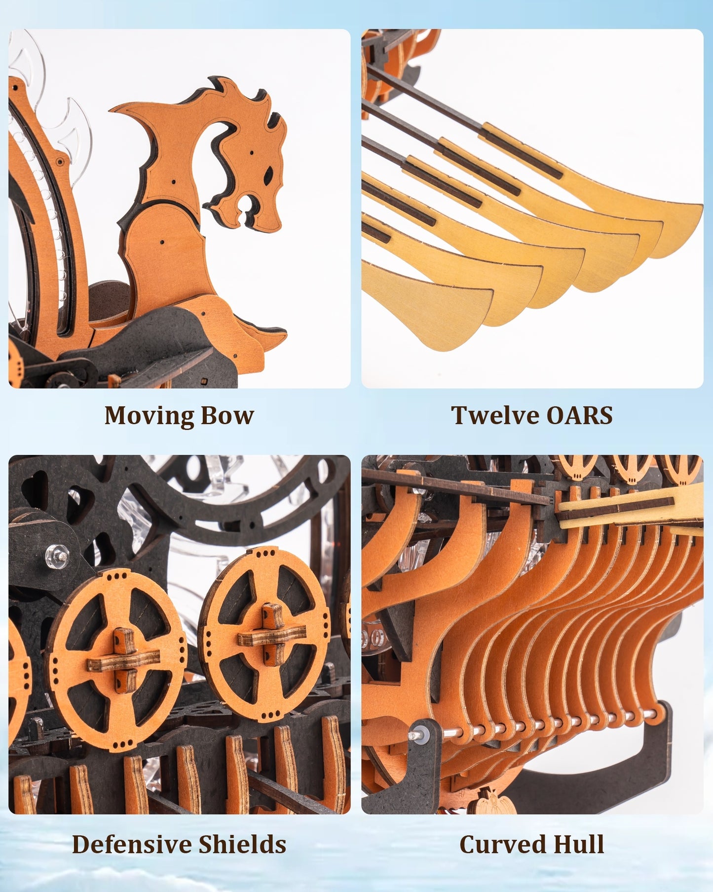 ROKR Dragon Boat 3D Puzzle