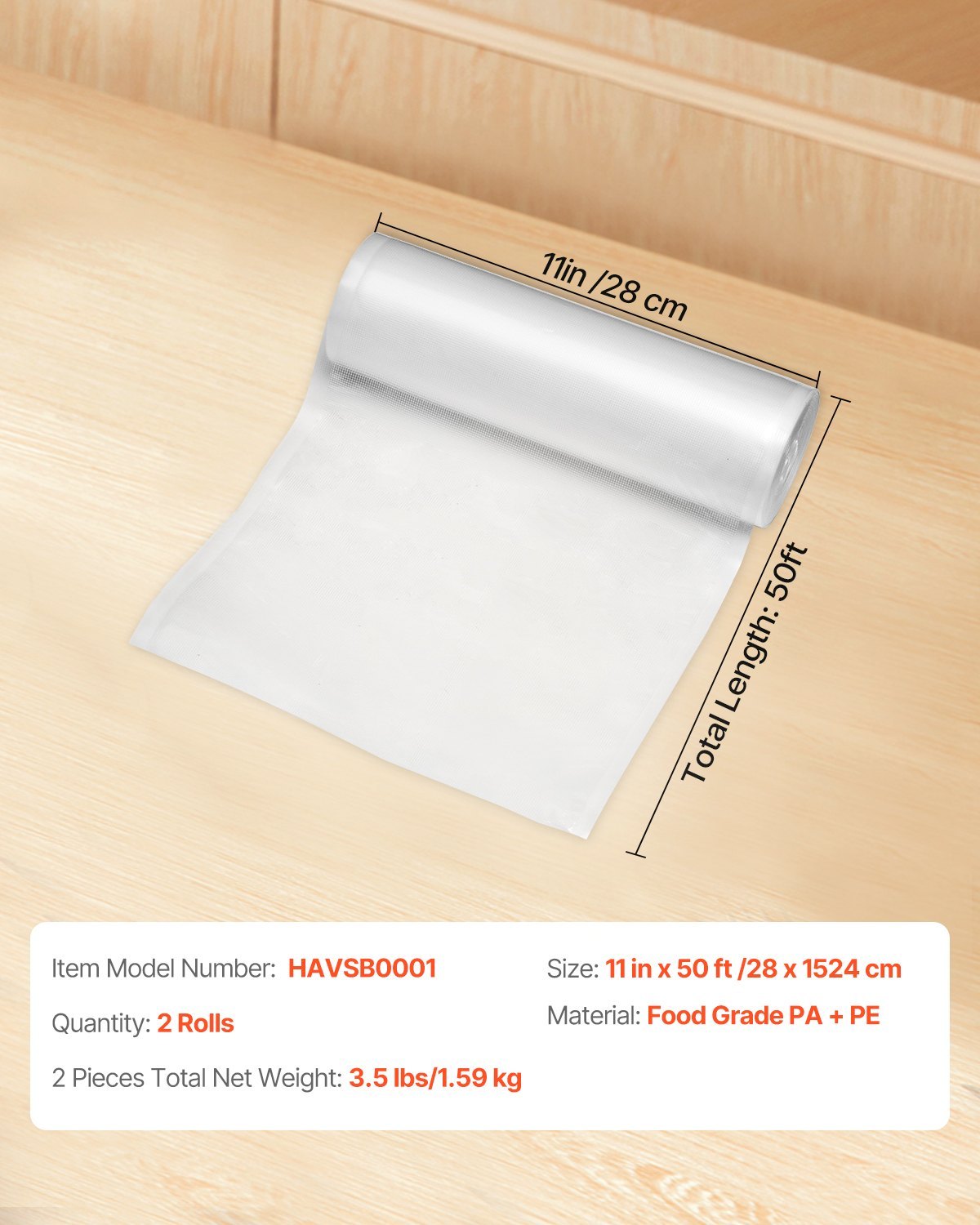 Vacuum Sealer Bags 100PCS
