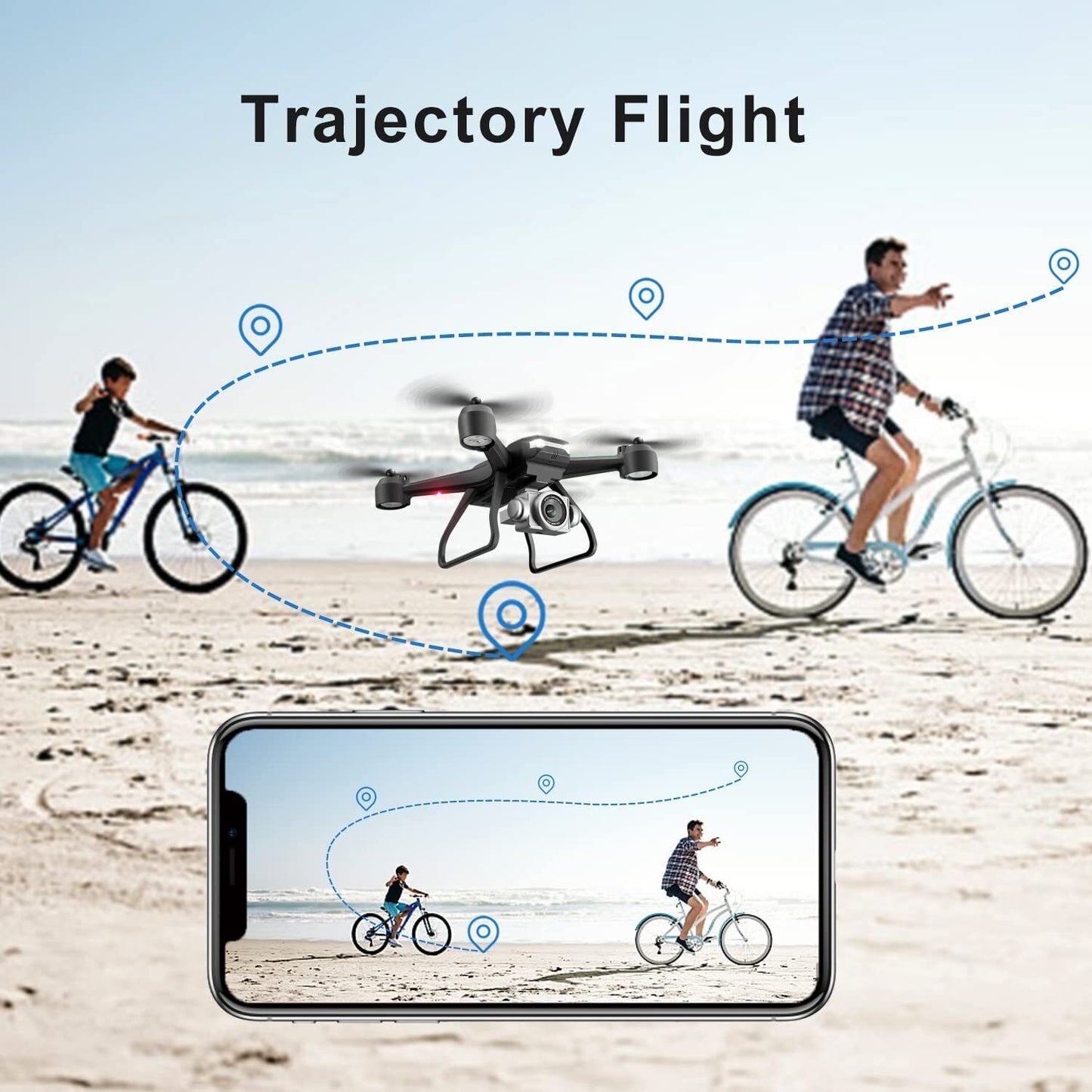 Portable 6K HD Dual Camera Drone