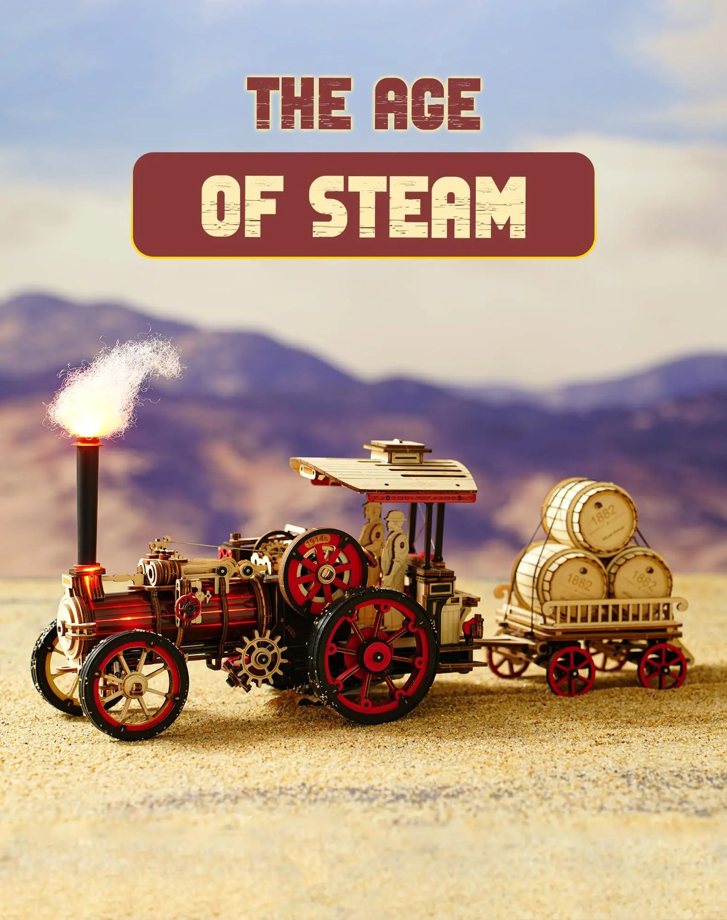 3D Wooden Car Puzzle