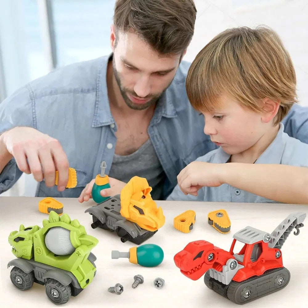 DIY Dinosaur Construction Building Set