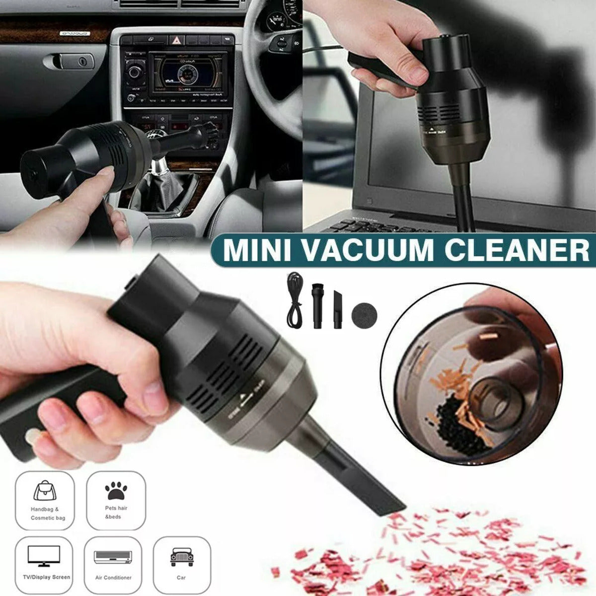 Portable Cordless Electric Cleaner