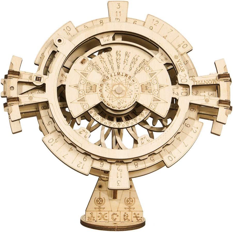 3D Wooden Perpetual Calendar Puzzle