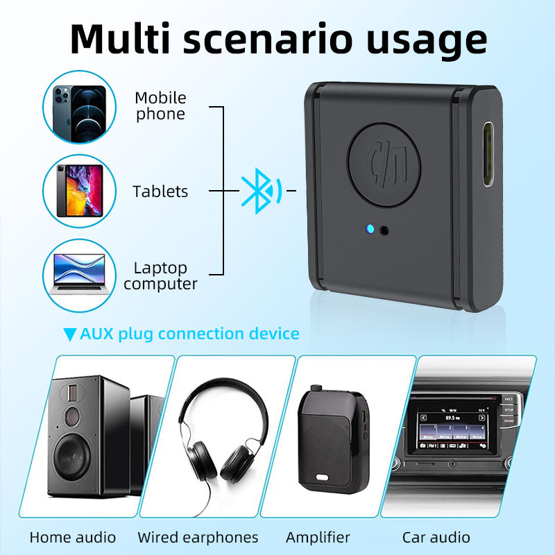 Wireless 5.3 AUX Automotive Receiver