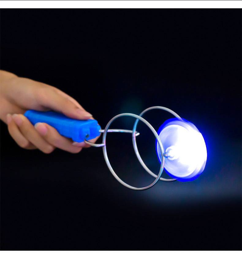 Hand Crank Inertial Spinning Top
