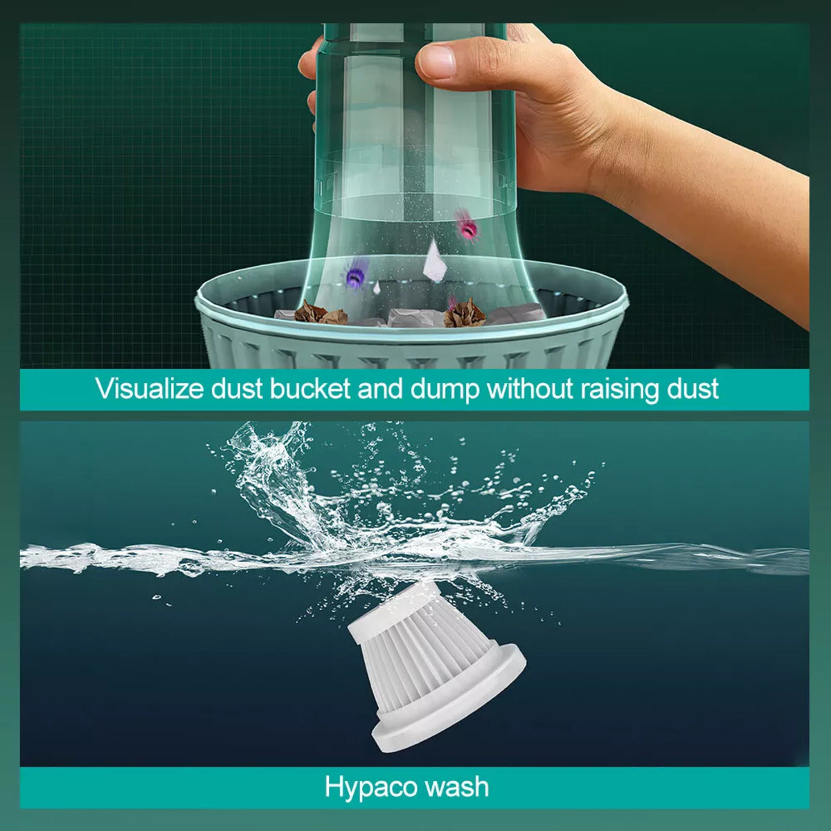 Cordless Hand-Held Vacuum Cleaner