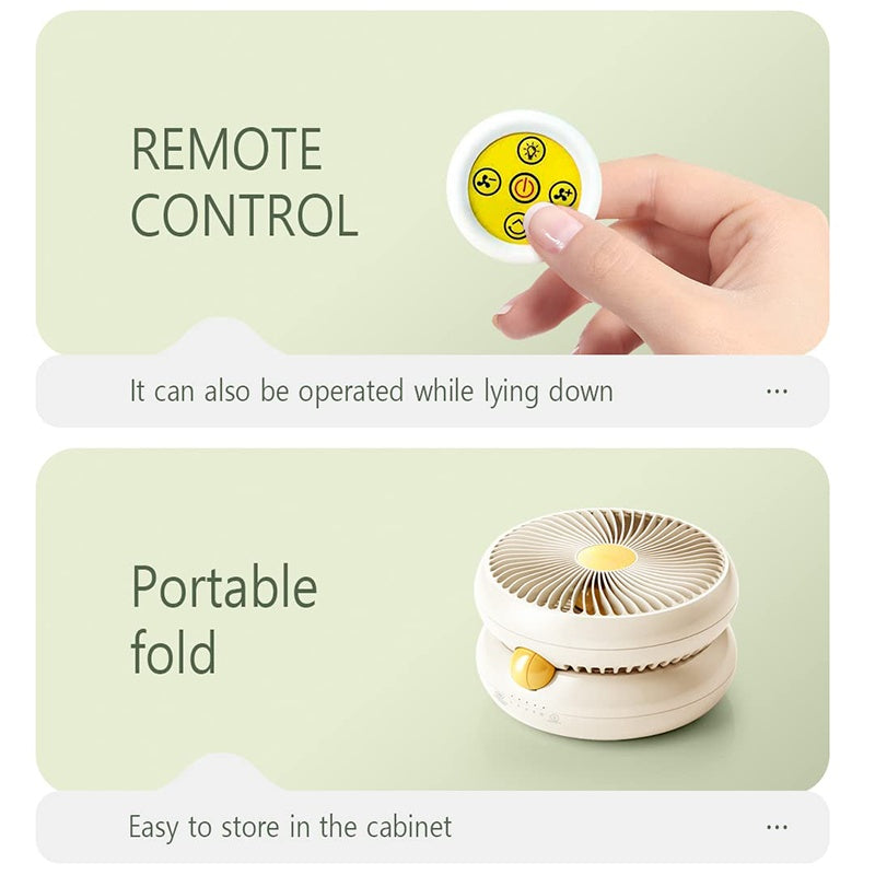 Rechargeable Remote Control Fan
