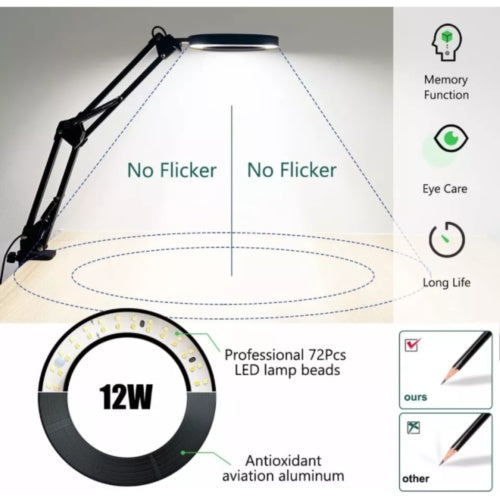Magnifying Glass Desk Light