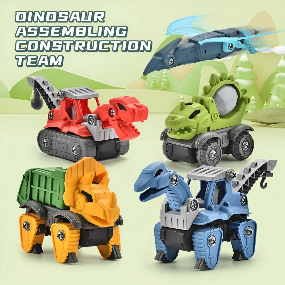 DIY Dinosaur Construction Building Set