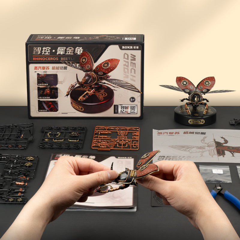 Metal Rhinoceros Beetle Puzzle