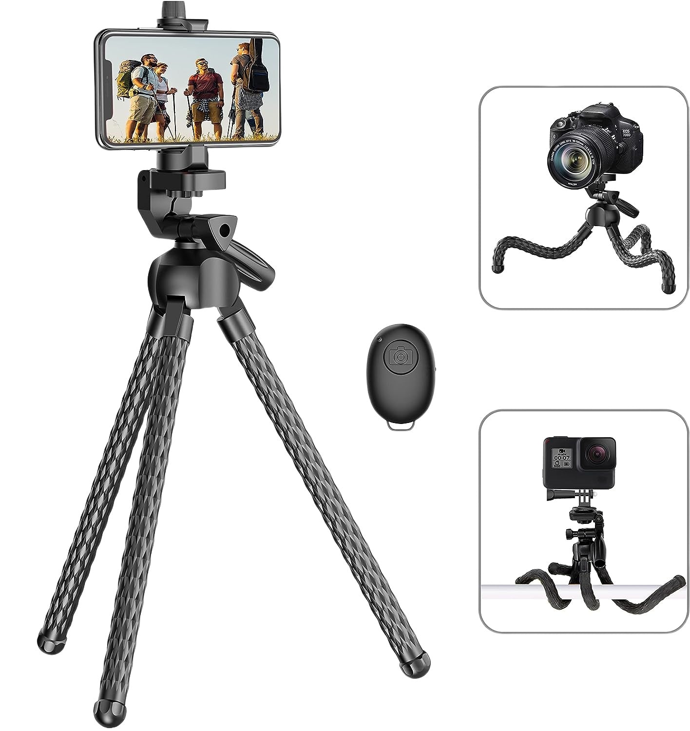 Flexible Phone Tripod Selfie Stick