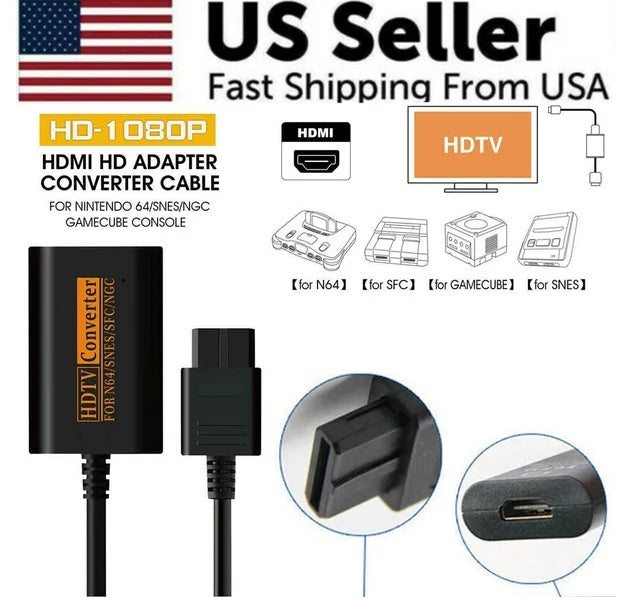 N64 To HDMI Converter Adapter