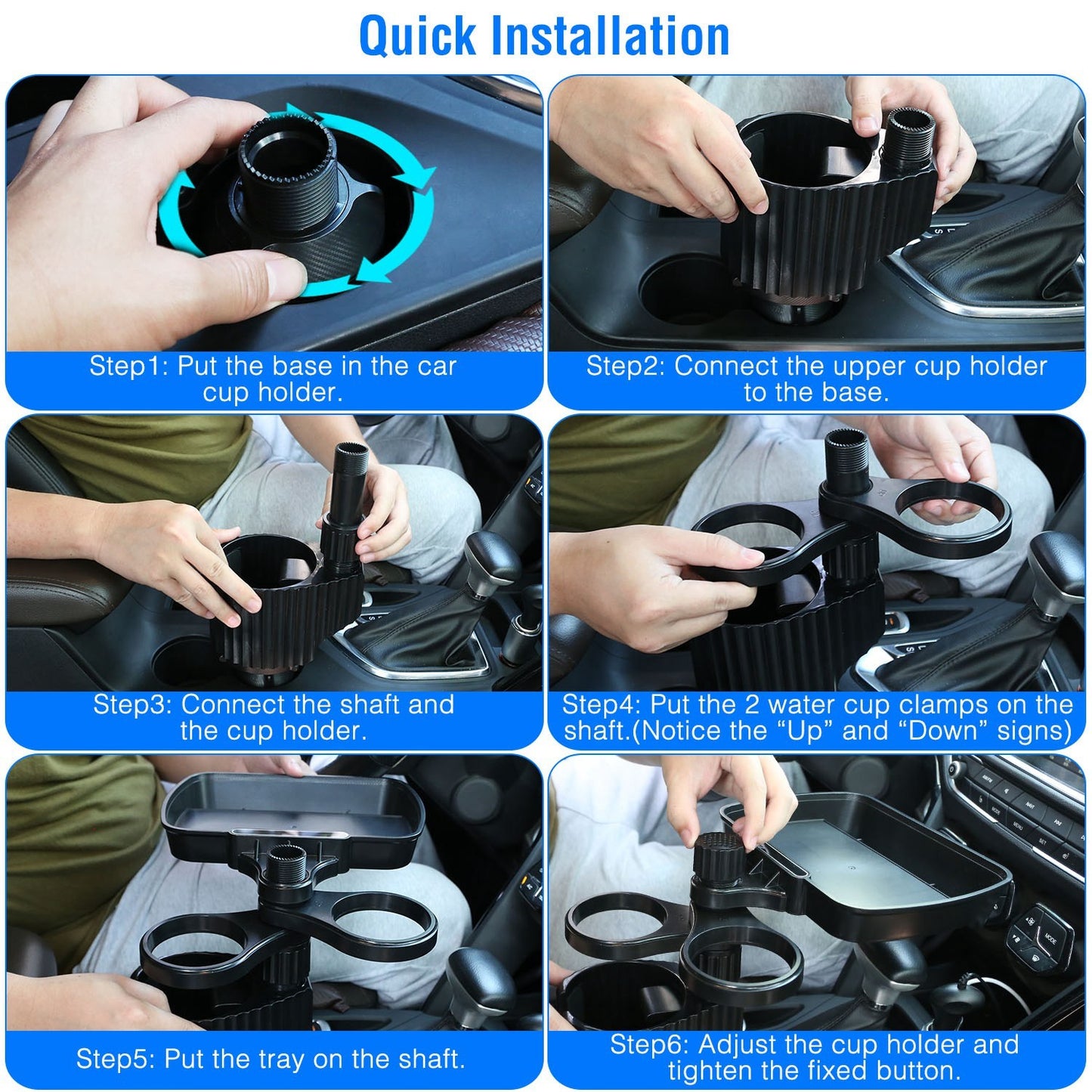 4-in-1 Car Cup Holder