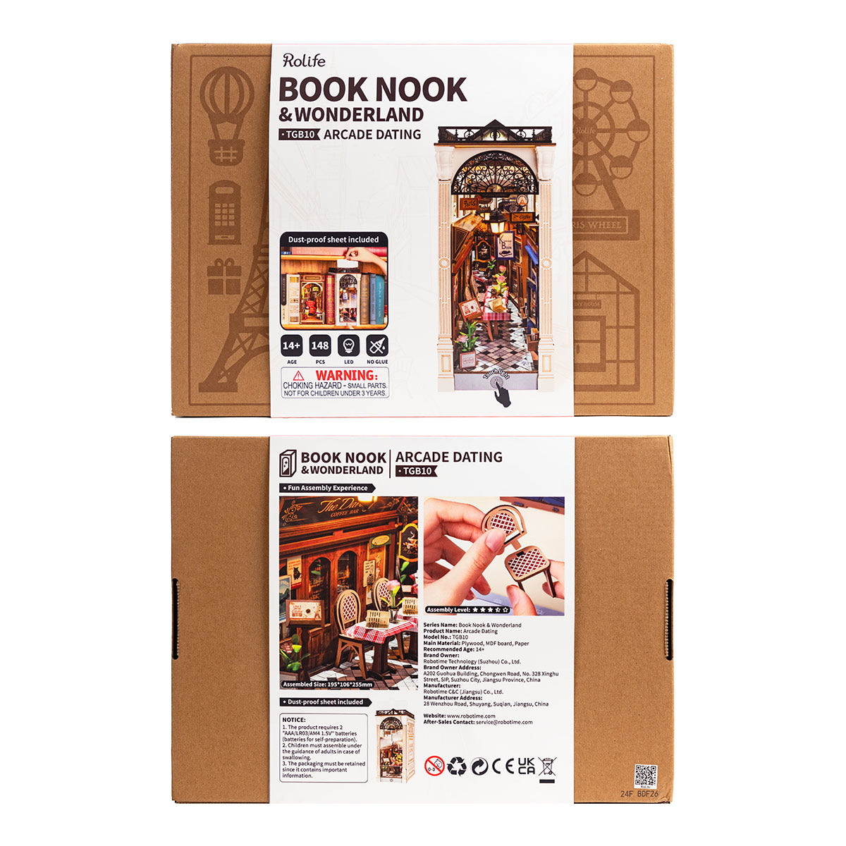 ROBOTIME DIY Book Nook Kit