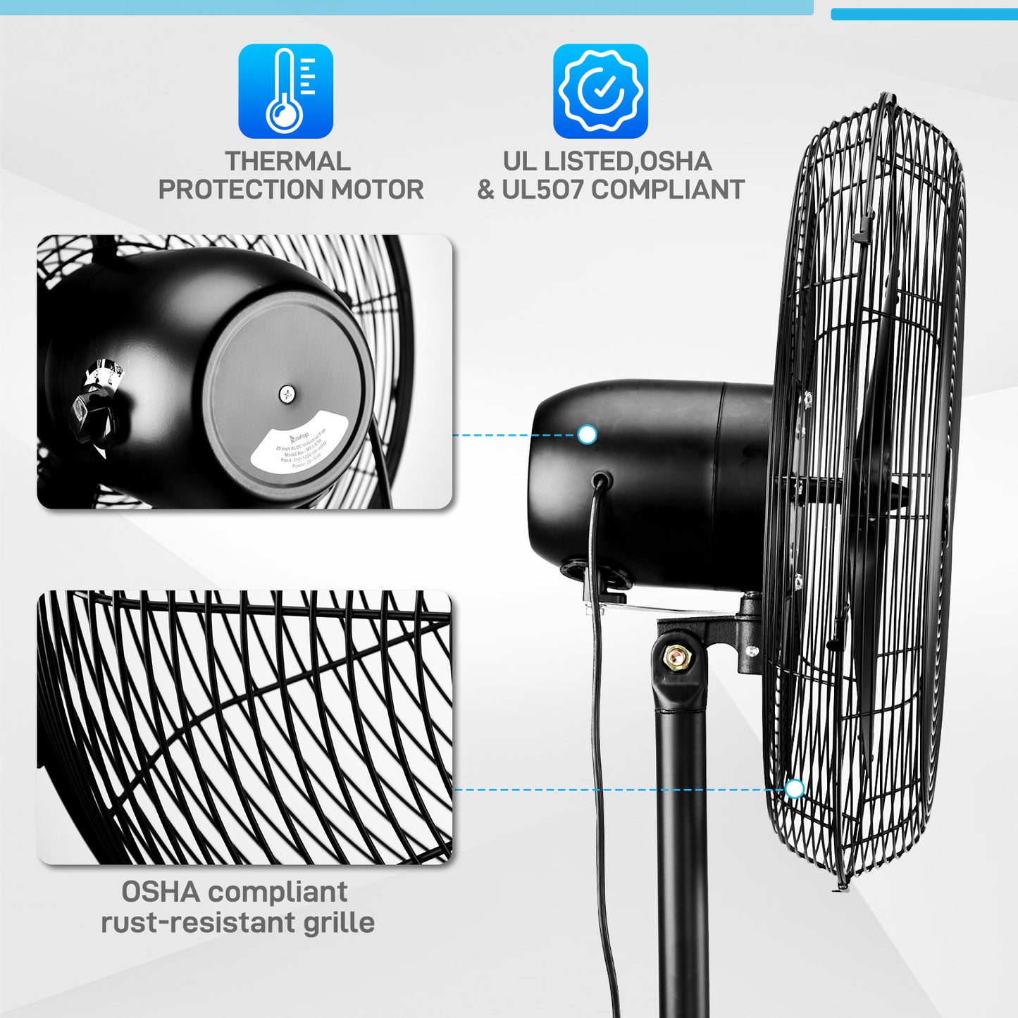 Electric Fan 20 Inches