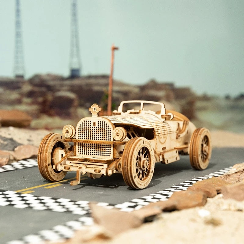 3D Wooden Car Puzzle