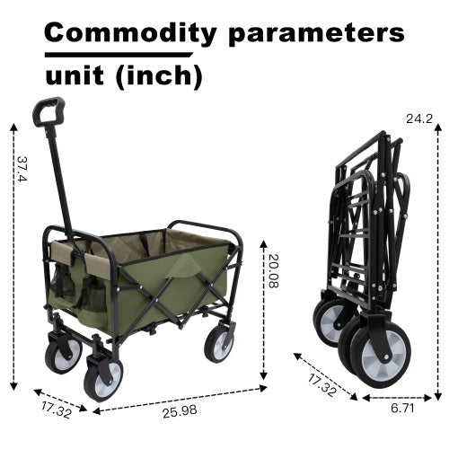 Collapsible Foldable Wagon Cart