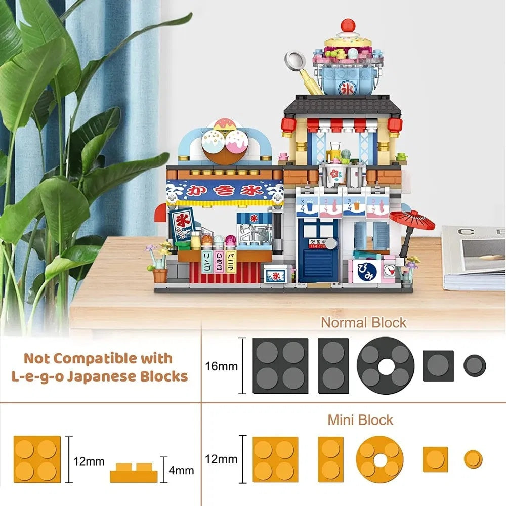 4-Pack Japanese Building Block Set