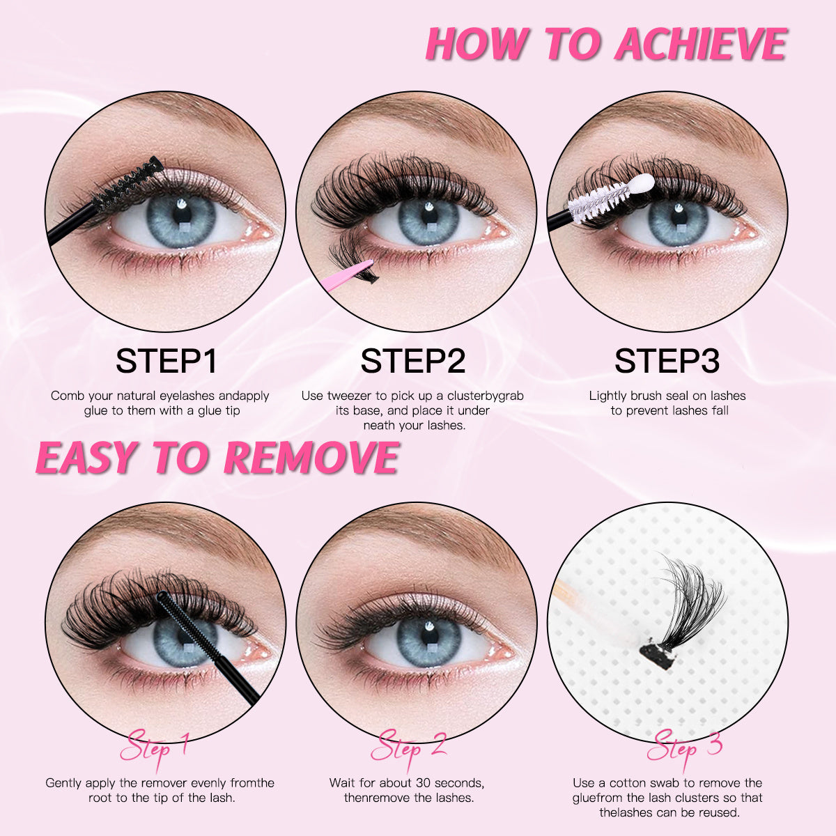 640 Segmented Lashes Set