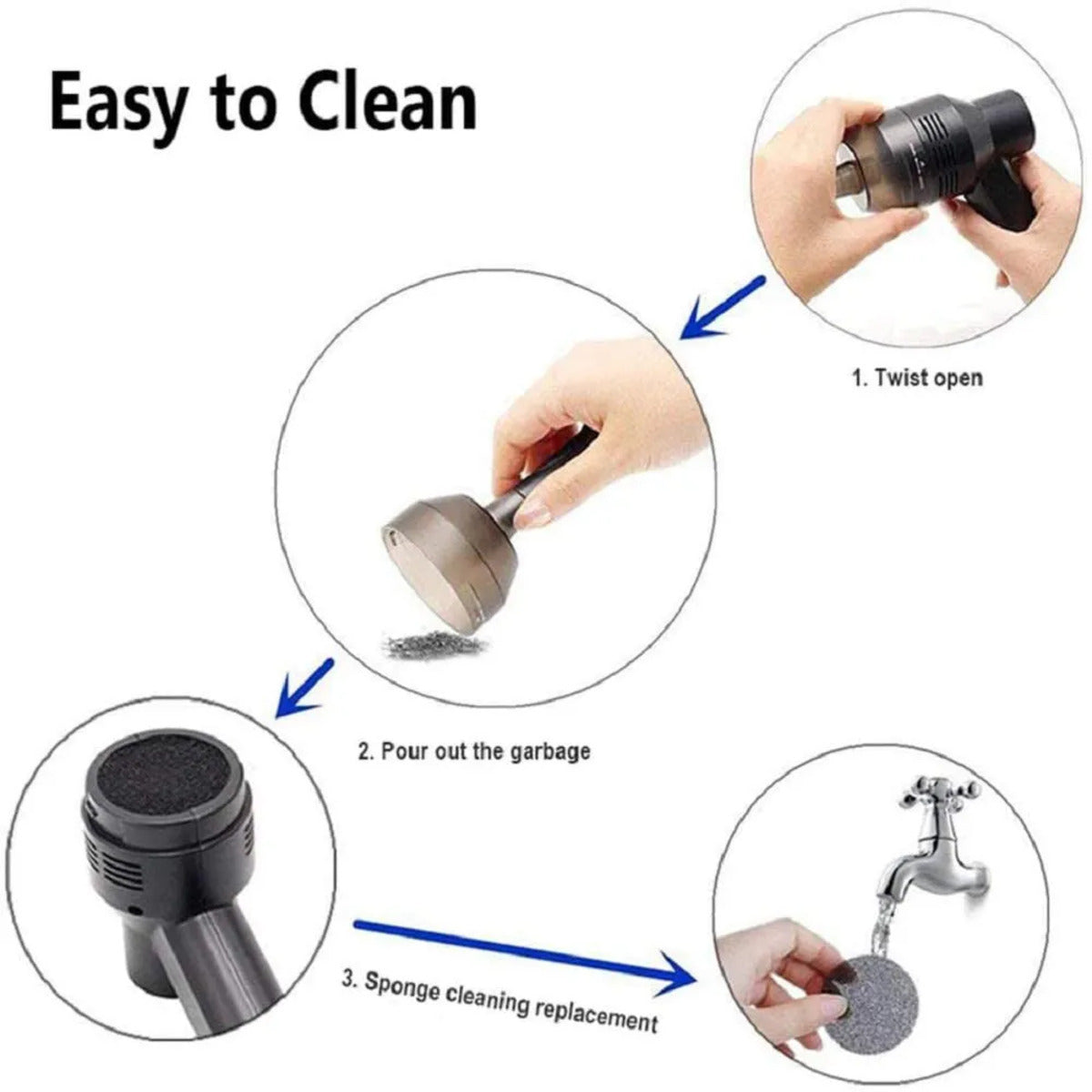 Portable Cordless Electric Cleaner