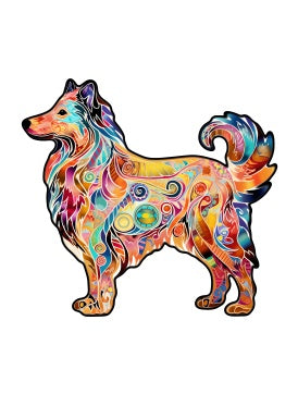 Dog Wooden Puzzles