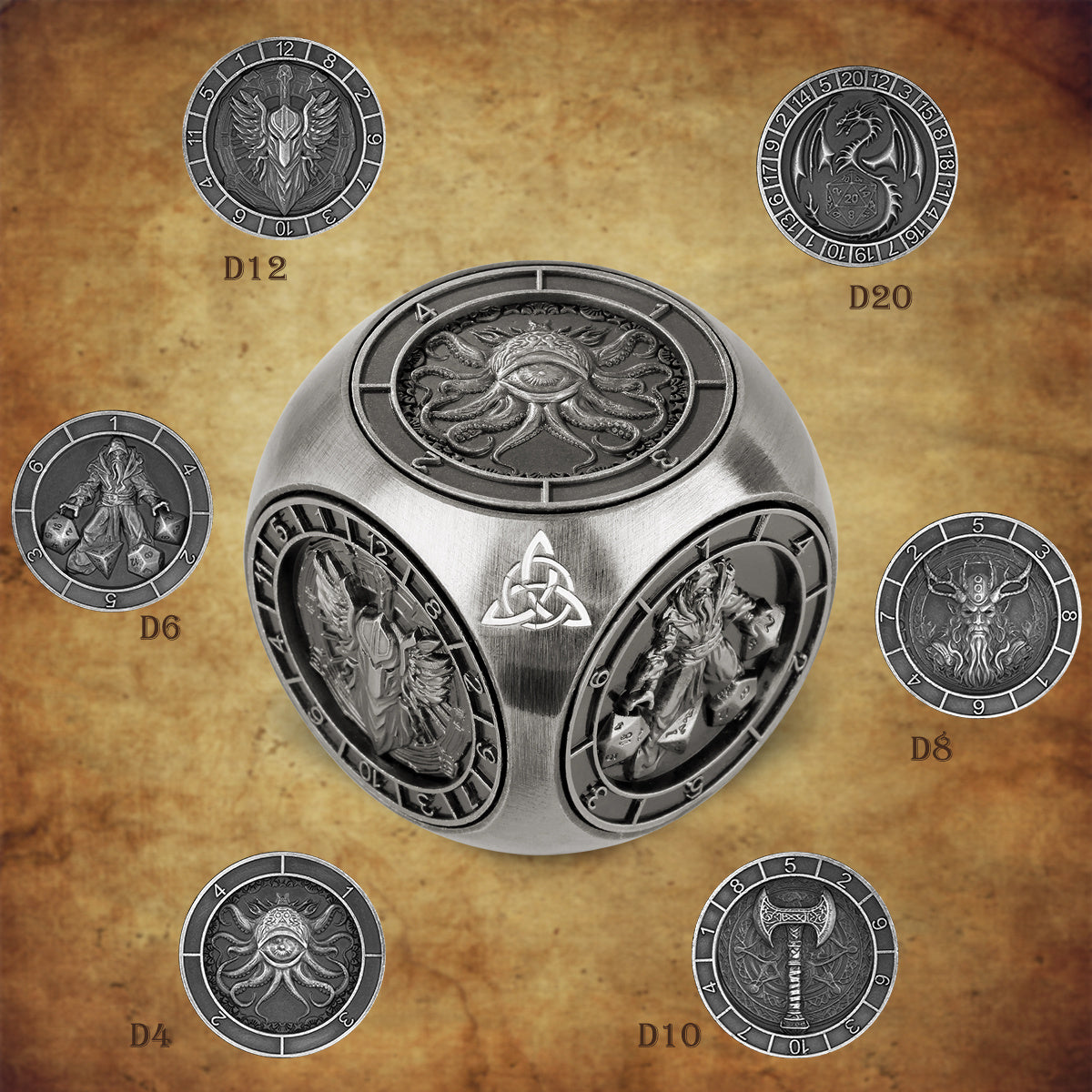 Dice Wheel Gift Box Set