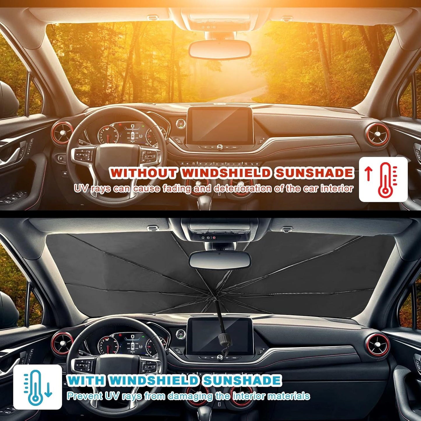 Foldable Reflector Windshields