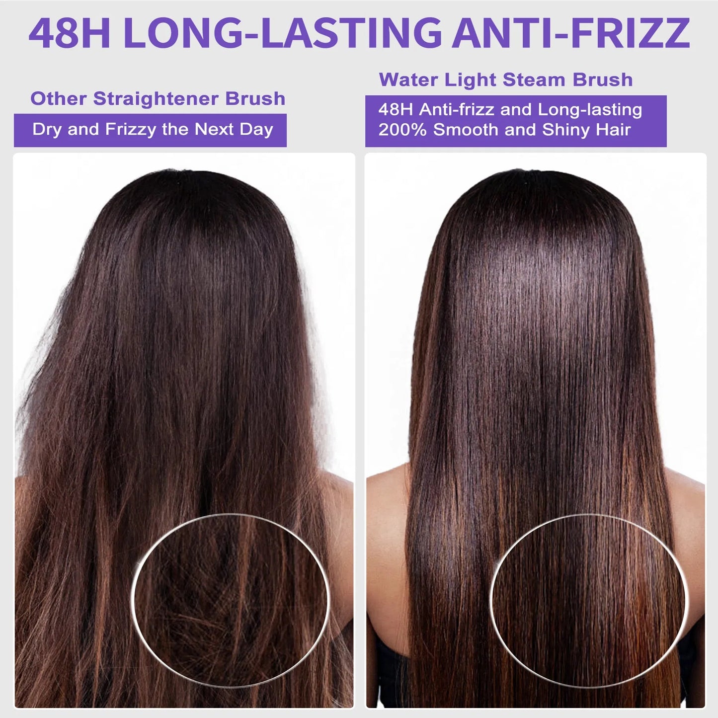 Hair Straightener Brush