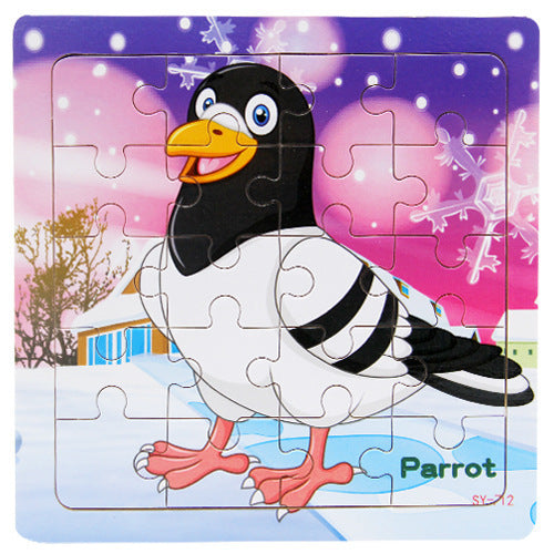 animal wooden puzzle