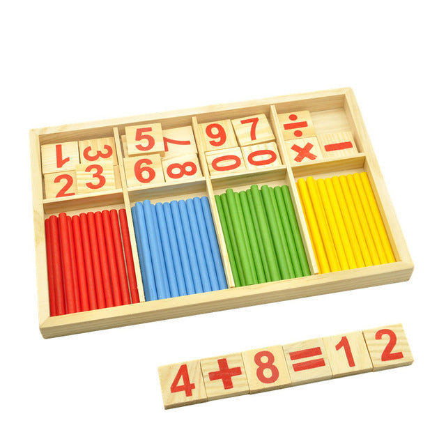Wooden early education math toys