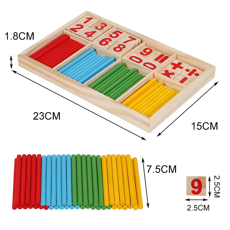Wooden early education math toys