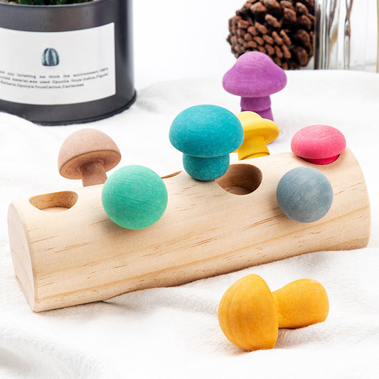 Mushroom Picking Simulation Wooden Toy